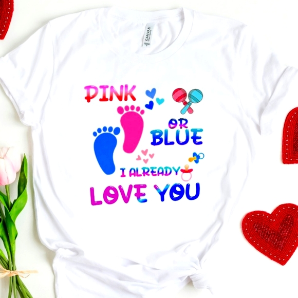 Gender reveal tshirt - Picture 1 of 1